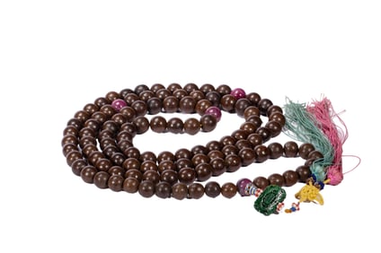 CHENXIANG ALLOESWOOD CARVED PRAYER BEADS