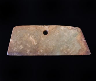 CHINESE ANCIENT JADE CEREMONIAL AXE
