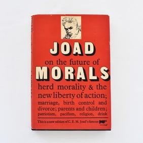 BOOK: C E M JOAD THE FUTURE OF MORALS HARDCOVER 1946