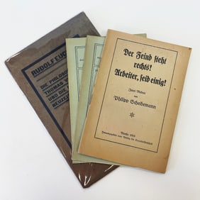 4 BOOKS: EUCKEN RUDOLF, SCHEIDEMANN