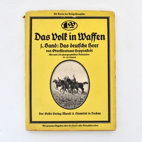 BOOK: GERMANY WW1 DEUTSCHE VOLK IN WAFFEN UNSER HEER BOOK GELBE VERLAG ILLUSTRATED