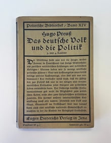 BOOK: DAS DEUTSCHE VOLK UND DIE POLITIK. PREUß, HUG