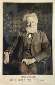 OLD POSTCARD OF PROFESSOR DR RUDOLF EUCKEN