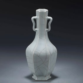 QING IMITATION OFFICIAL KILN VASE