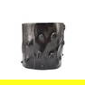 TREE TRUNK MOTIF ZITAN CARVED BRUSH POT