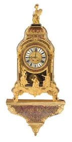 NAPOLEON III ORMOLU/BOULLE MARQUETRY BRACKET CLOCK