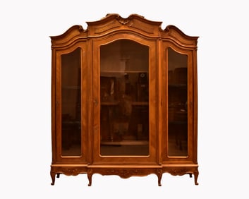 19TH C. FRENCH ROCOCO STYLE VITRINE