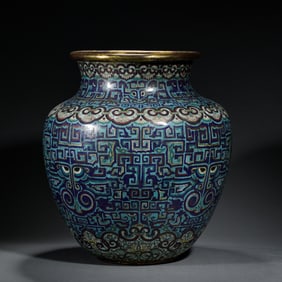 EXQUISITE CLOISONNE VASE
