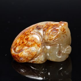 JADE TIGER - SHAPED ORNAMENT