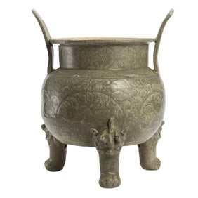PORCELAIN DING - STYLE INCENSE BURNER