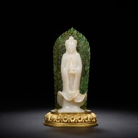 A JADE STATUE OF GUANYIN