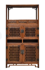 HUANGHUALI 4 DOORS BOOK CABINET