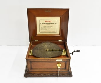 COIN OPERATED REGINA MUSIC DISC PLAYER
