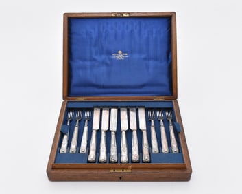 SILVER WARE IN BOX