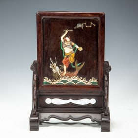 WOODEN TABLE SCREEN
