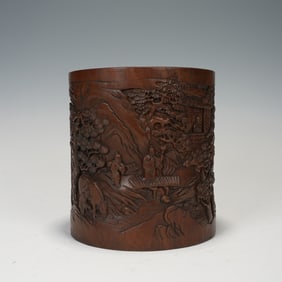 A HUANGHUALI BRUSH POT