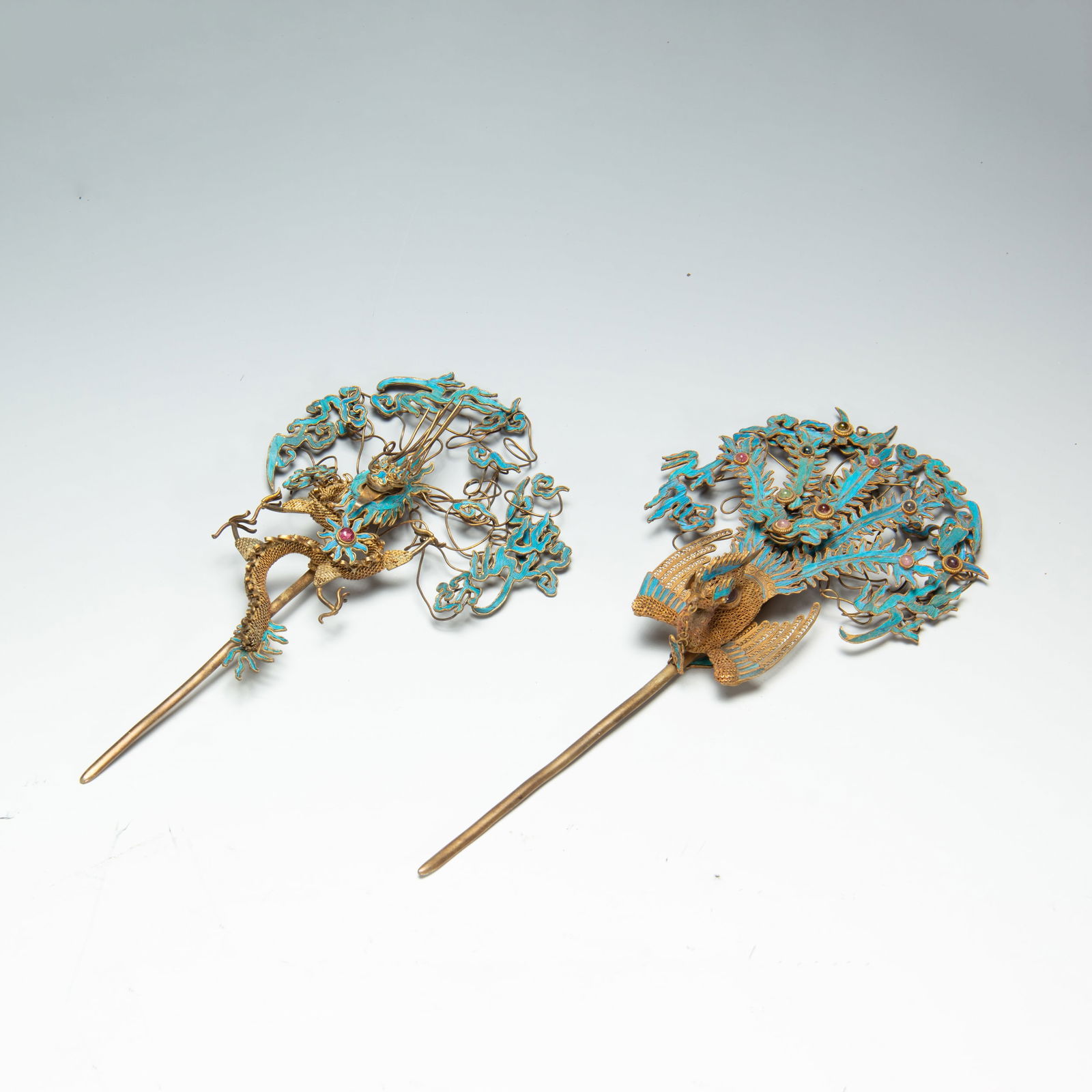 DRAGON - AND - PHOENIX - SHAPED HAIRPINS (1 of 10)