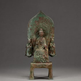 BRONZE BUDDHA STATUE