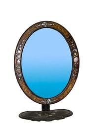CAST BRONZE SHAVING MIRROR