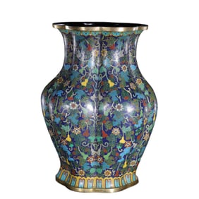 CLOISONNE ENAMEL VASE