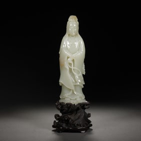 JADE GUANYIN STATUE