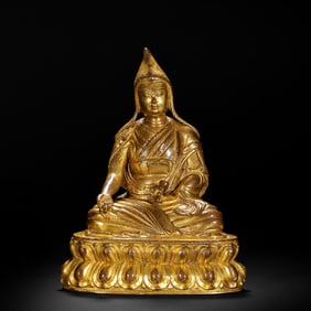GILT - BRONZE BUDDHA STATUE