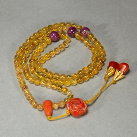 STRING OF BUDDHIST PRAYER BEADS