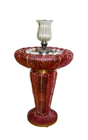 VENETIAN GLASS FOYER FOUNTAIN
