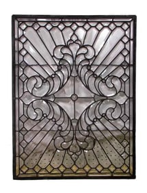 DAZZLING 19TH C. BEVELED GLASS WINDOW
