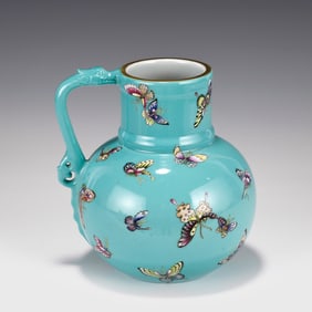 QING YONGZHENG FAMILLE ROSE WATER JUG