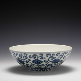MING BLUE & WHITE BOWL