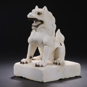Chinese Stone Auspicious Beast Ornament