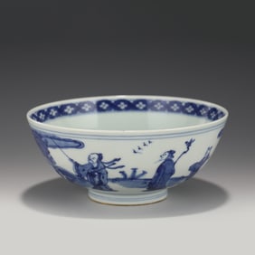 MING JIAJING BLUE & WHITE BOWL
