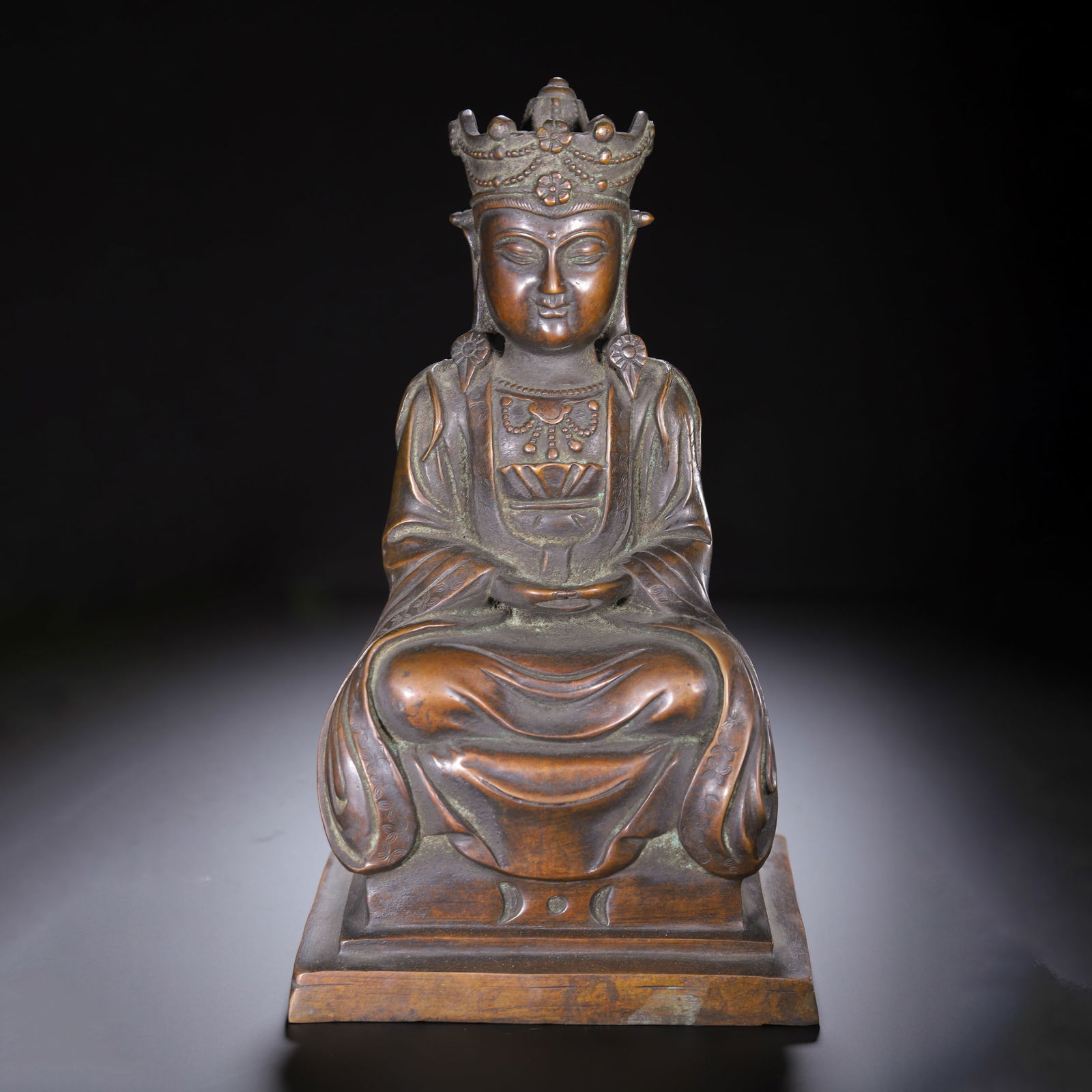 Chinese Bronze Buddhist Statue (1 of 10)