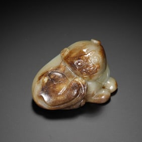 Chinese Archaic Jade Auspicious Beast