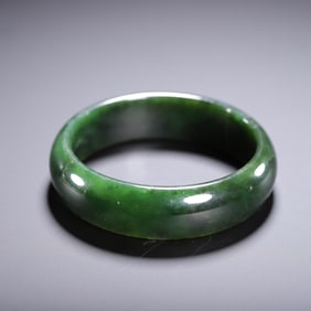 Chinese Jasper Carved Bangle