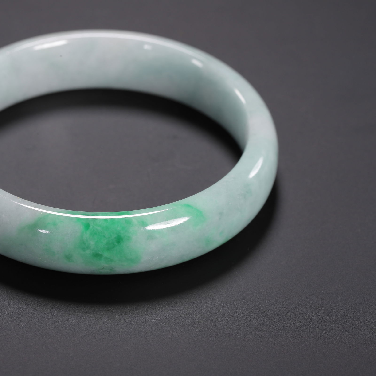 CHINESE JADEITE BANGLE - 2