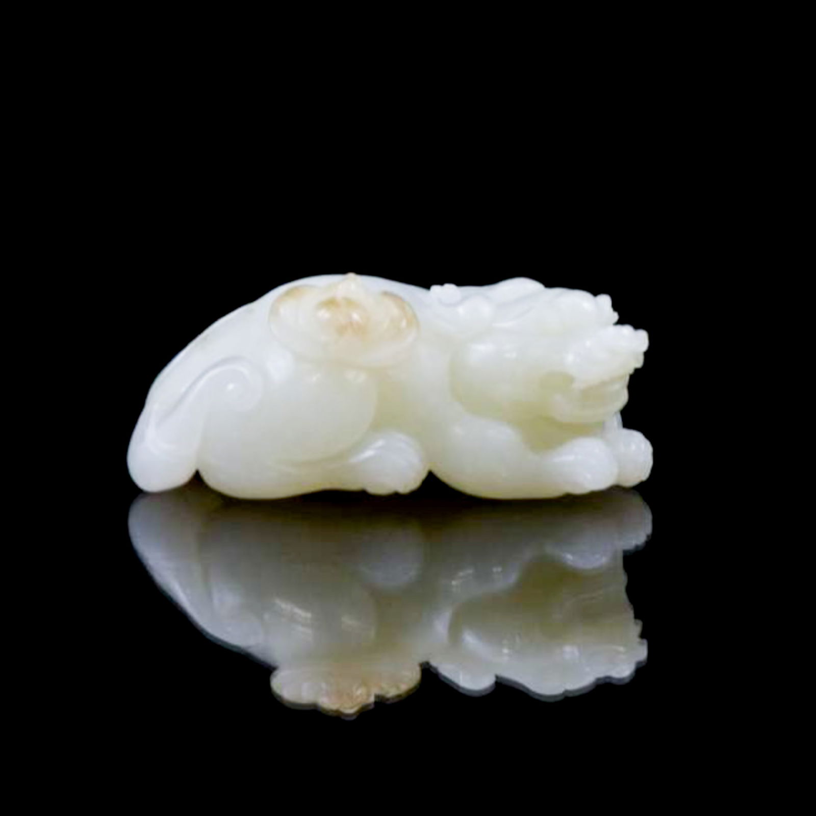 CHINESE JADE QILIN & LINGZHI (1 of 1)