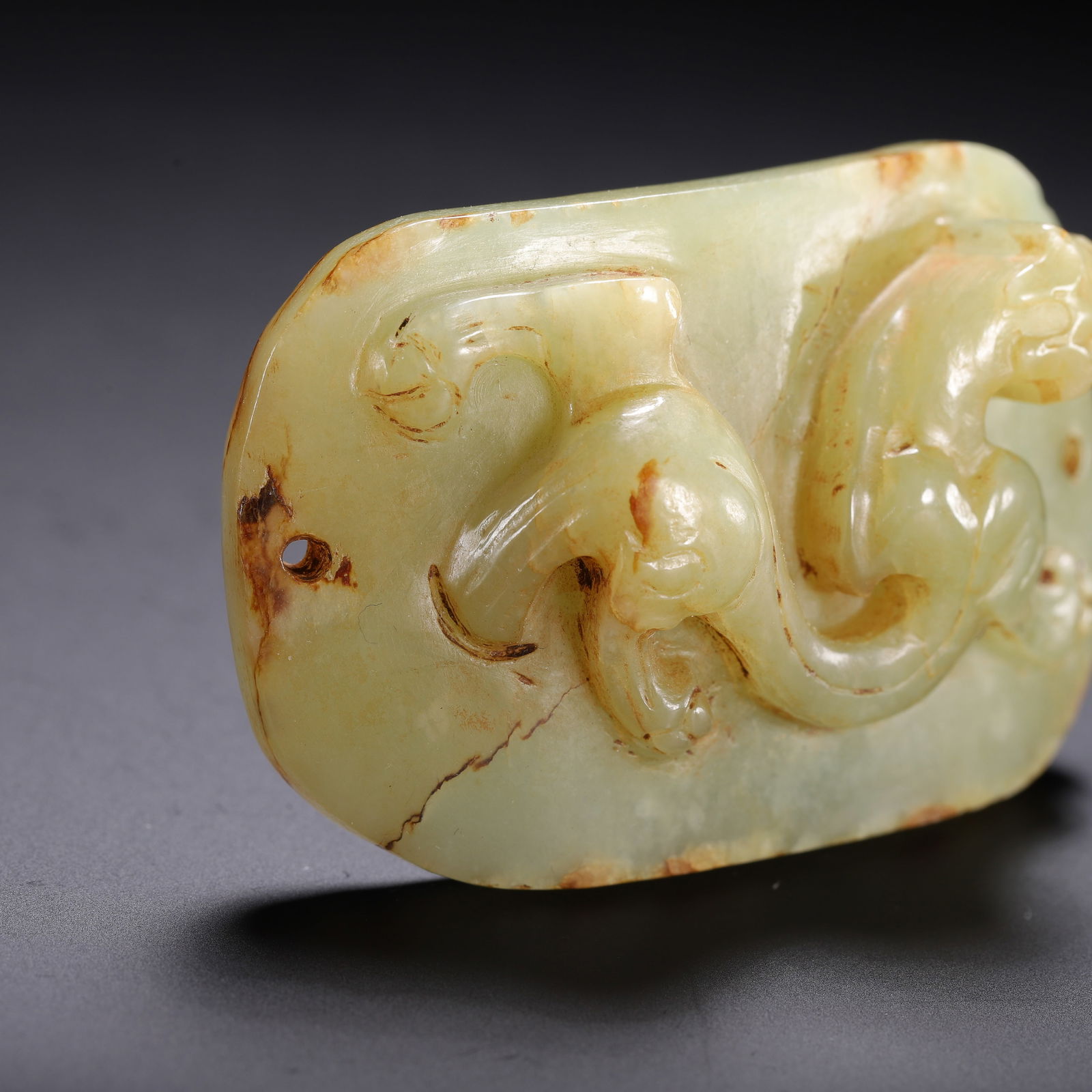 CHINESE ARCHAIC JADE PLAQUE - 5