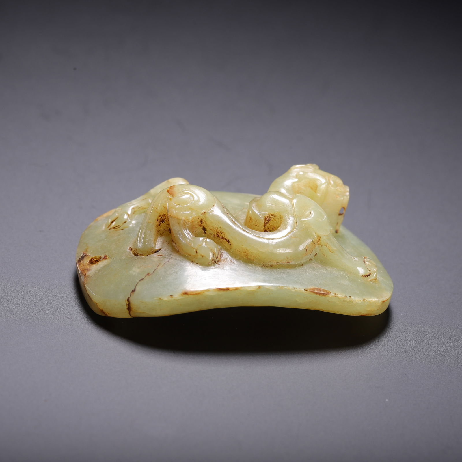 CHINESE ARCHAIC JADE PLAQUE - 9