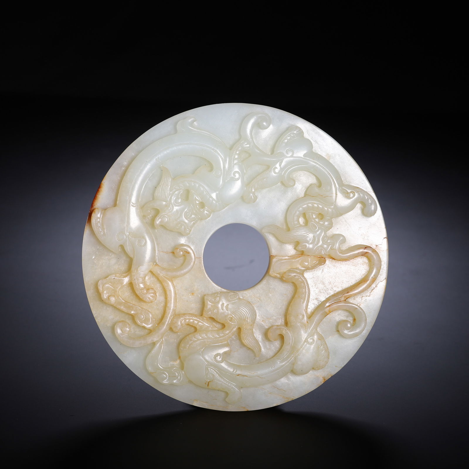 CHINESE HETIAN JADE BI DISC (1 of 9)