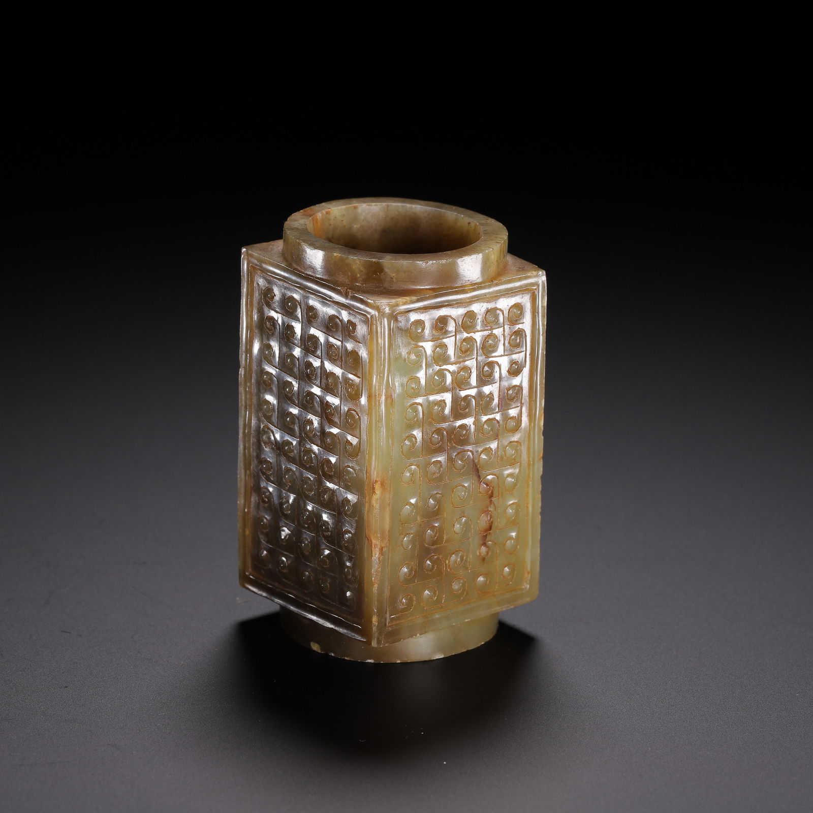 CHINESE ARCHAIC JADE CONG (1 of 9)