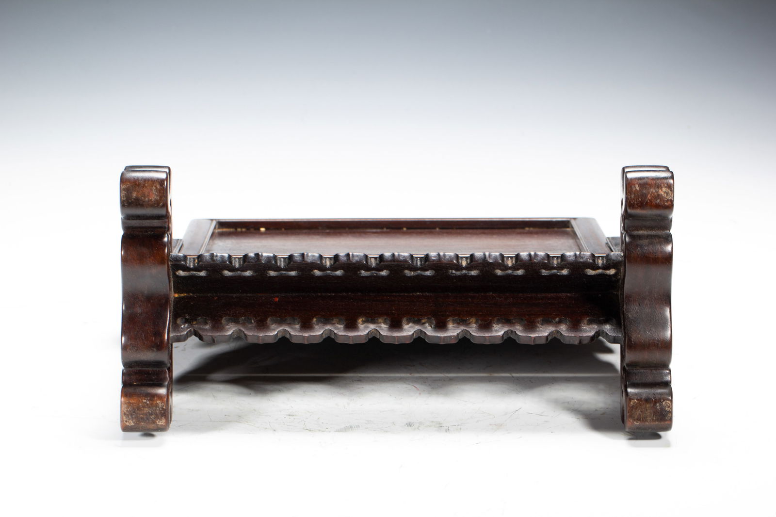 CHINESE SPINACH JADE TABLE SCREEN - 8