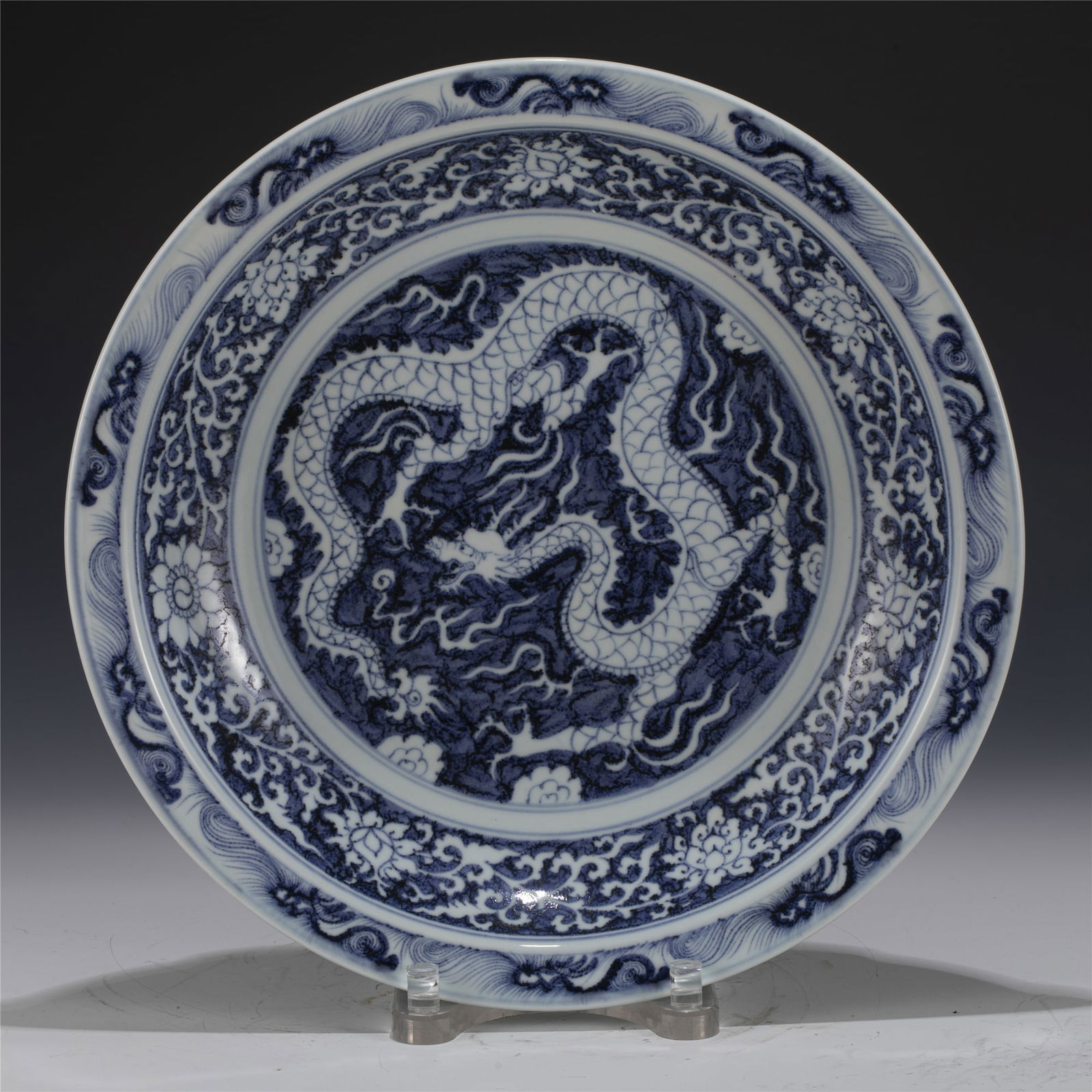 YUAN BLUE & WHITE PLATE (1 of 12)