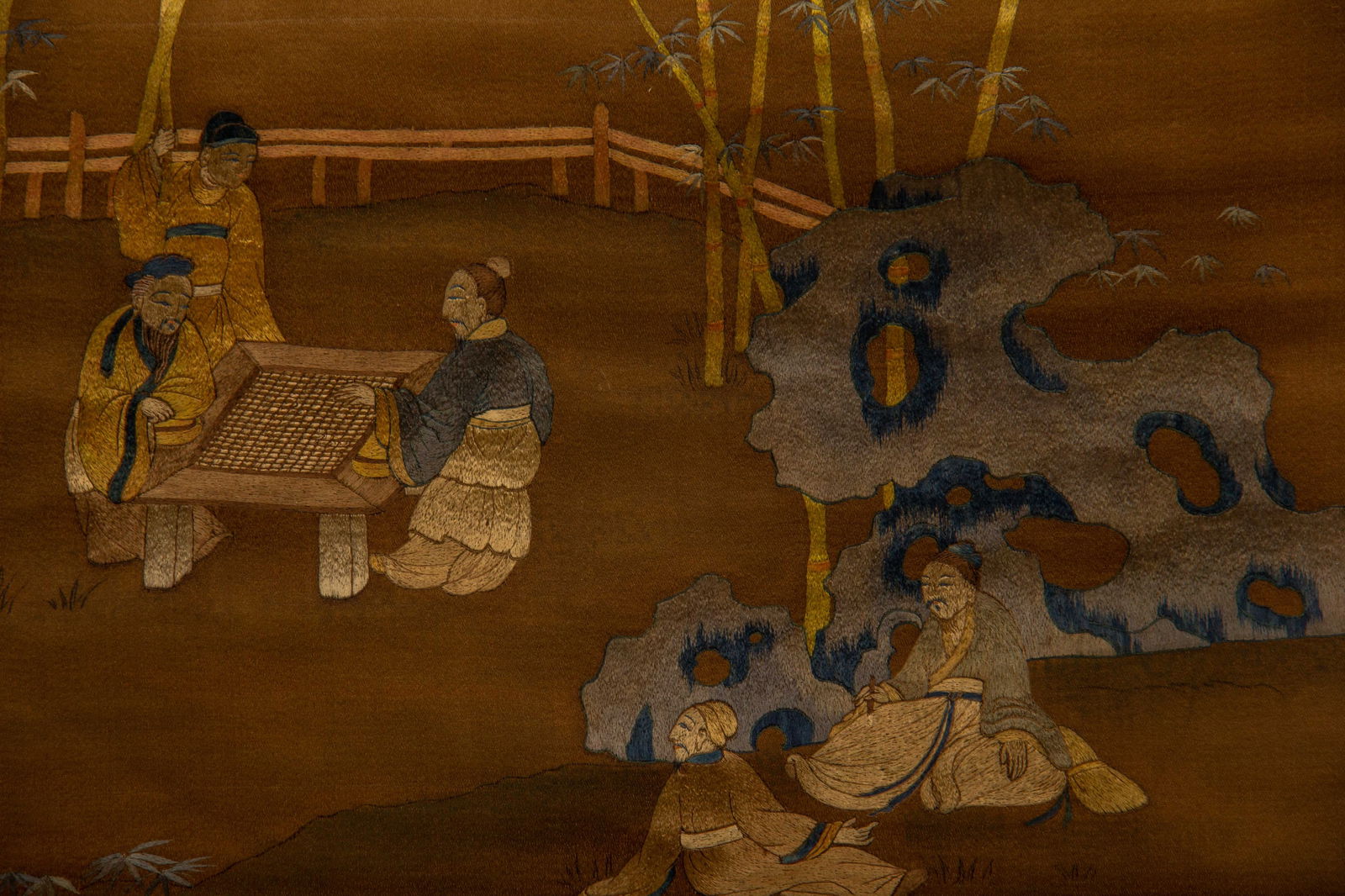 CHINESE KESI FIGURAL SCROLL - 3