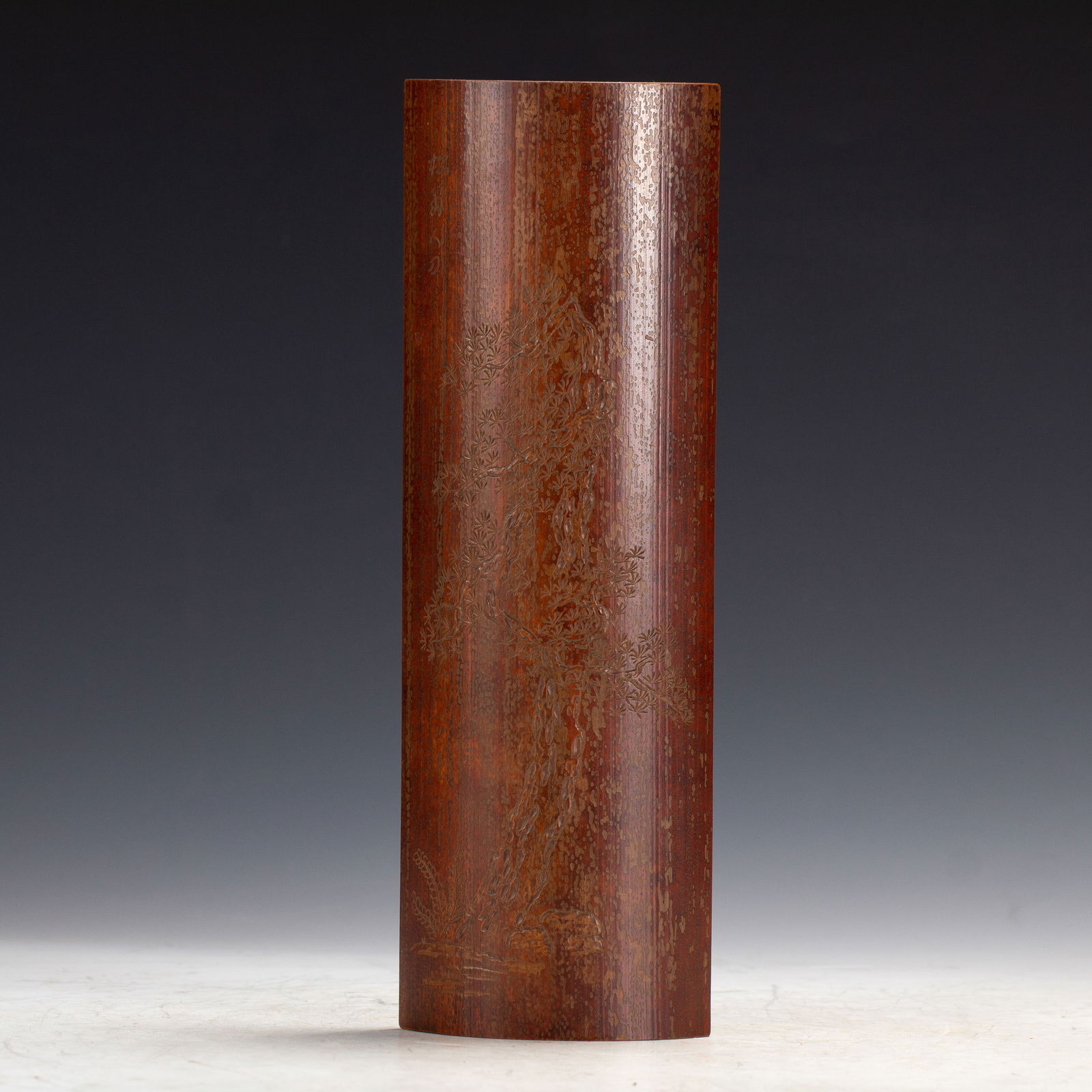 CHINESE BAMBOO CARVED WRIST REST (1 of 9)