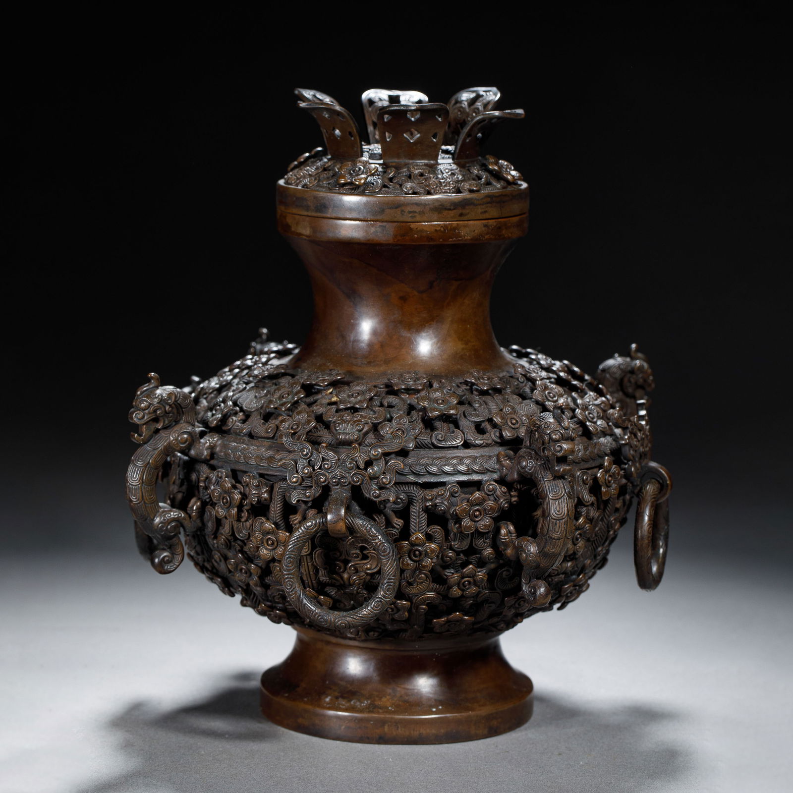 CHINESE BRONZE ARCHAISTIC CENSER (1 of 8)