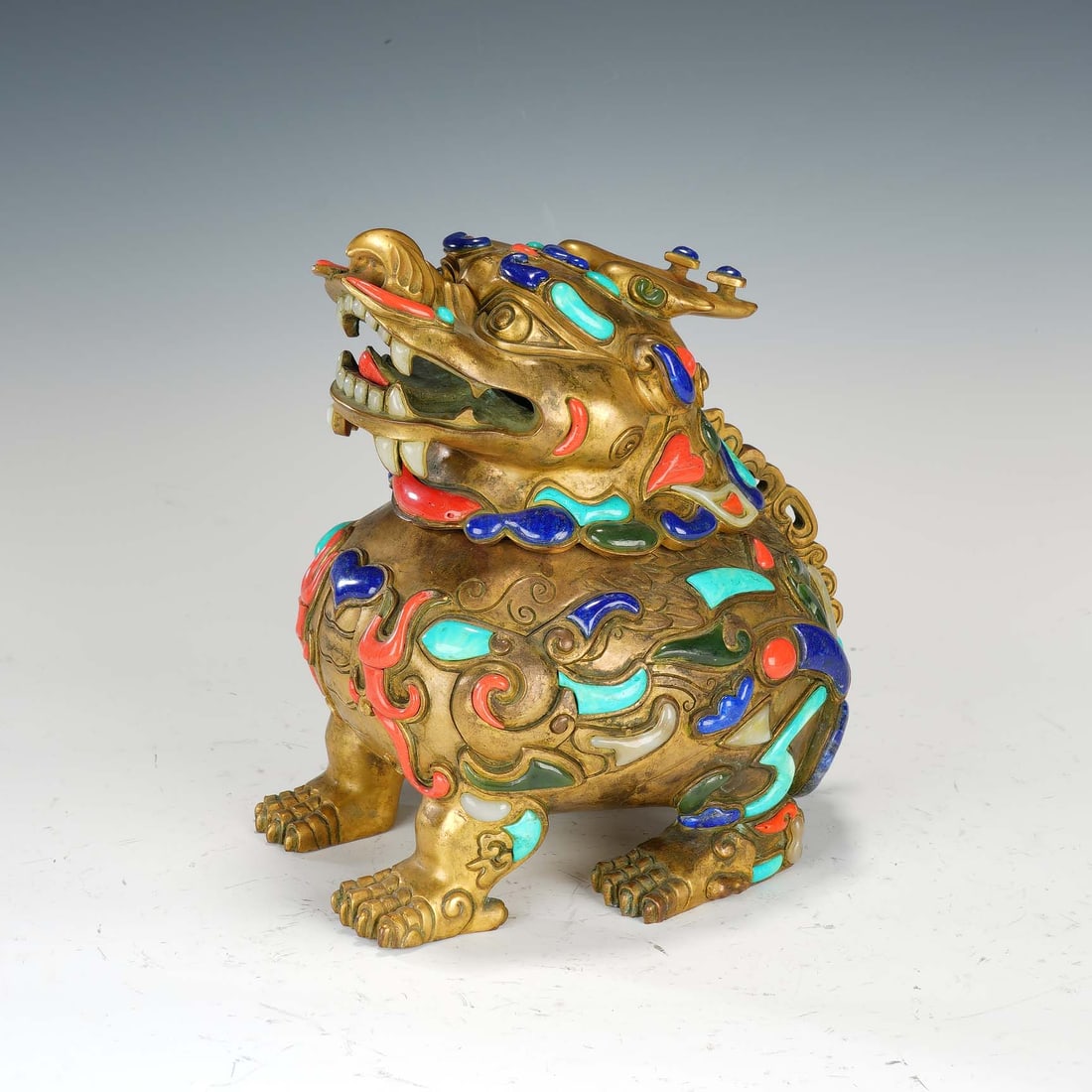 CHINESE GILT BRONZE TIANWANGHOU (1 of 11)