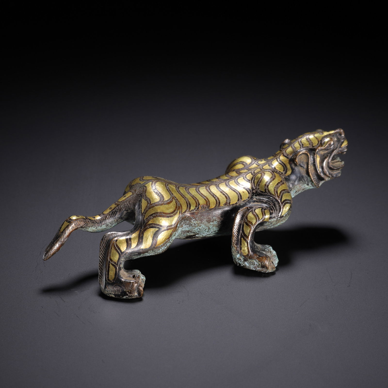 CHINESE BRONZE MYTHICAL TIGER (1 of 9)