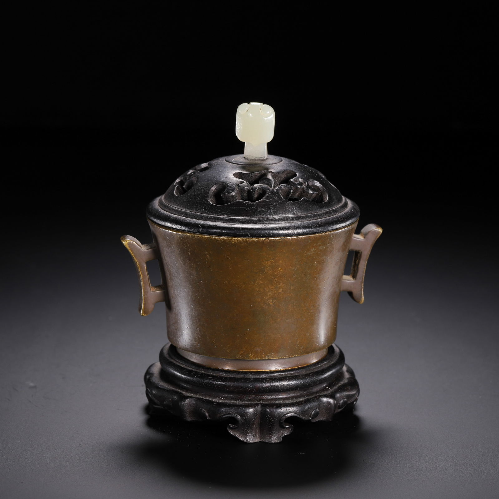 CHINESE BRONZE INCENSE BURNER (1 of 9)